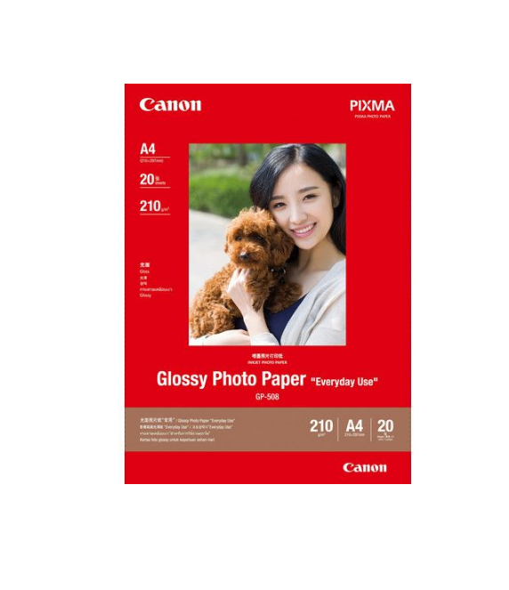 CANON GP508 4R 20'S GLOSSY PHOTO PAPER