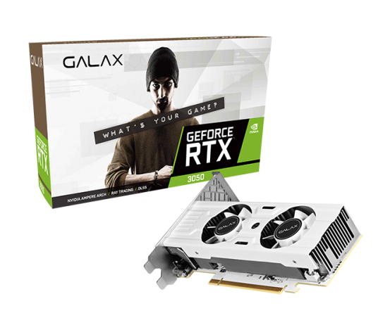 GALAX GeForce RTX™ 3050 6GB LP White