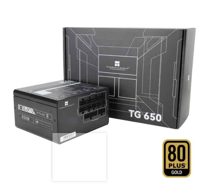 ThermalRight 索摩樂 / 利民 650W 80 PLUS GOLD 全模組金牌電源 TR-TG650