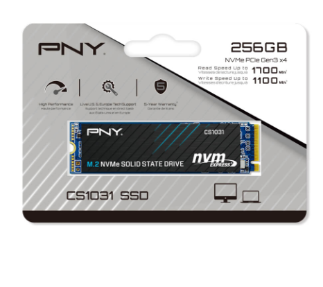 PNY CS1031 M.2 2280 NVME GEN3X4 固態硬碟 256GB SSD