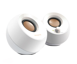 CREATIVE CE-SK-PEBBLE-WH PEBBLE MODERN 2.0 USB DESKTOP SPEAKERS WHITE